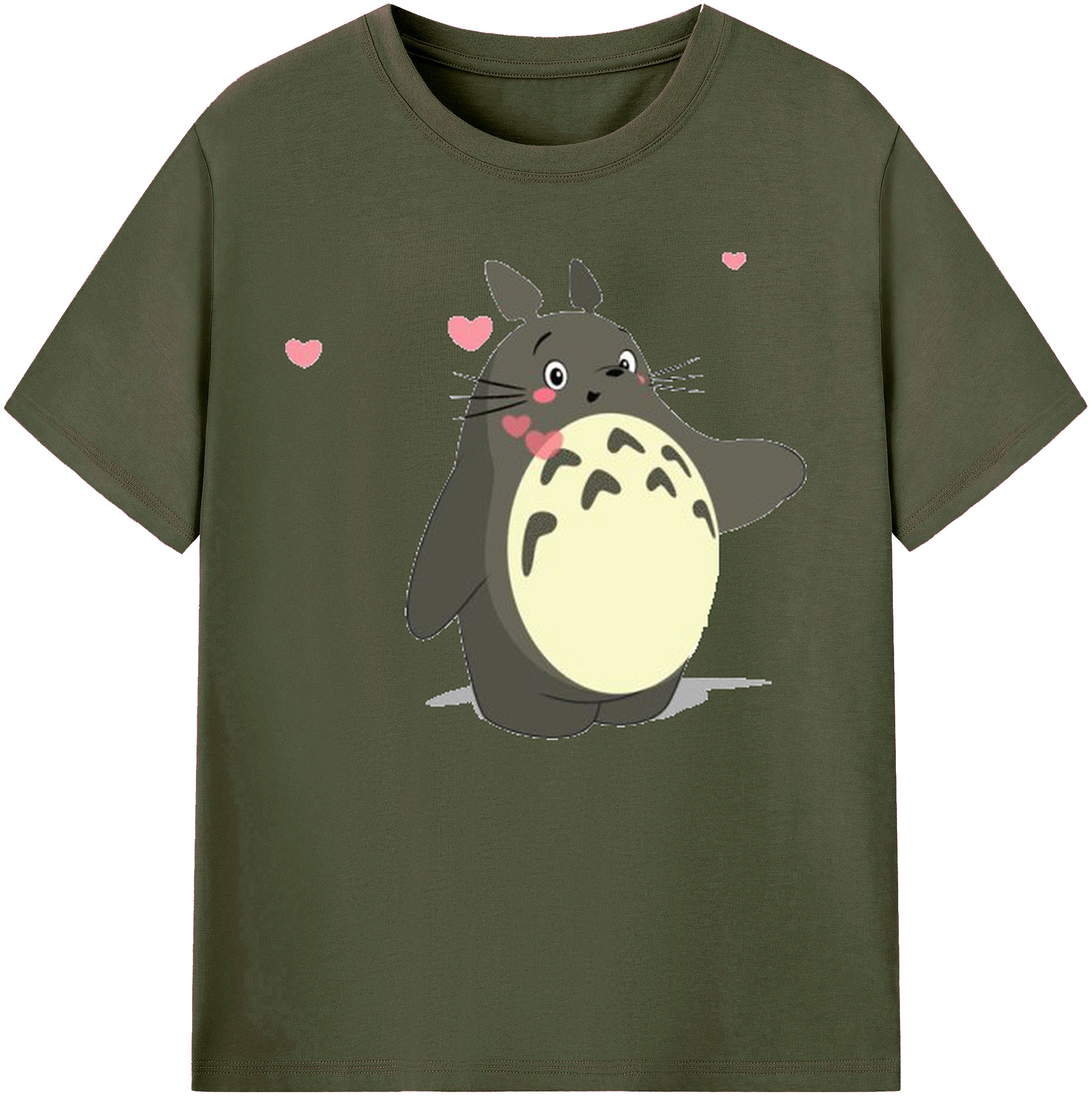 （画像用） となりのトトロ 草壁メイ 草壁サツキ My Neighbor Totoro Satsuki Kusakabe Mei Kusakabe 綿100％ メンズ半袖Tシャツ｜肌触りやわらか＆通気性